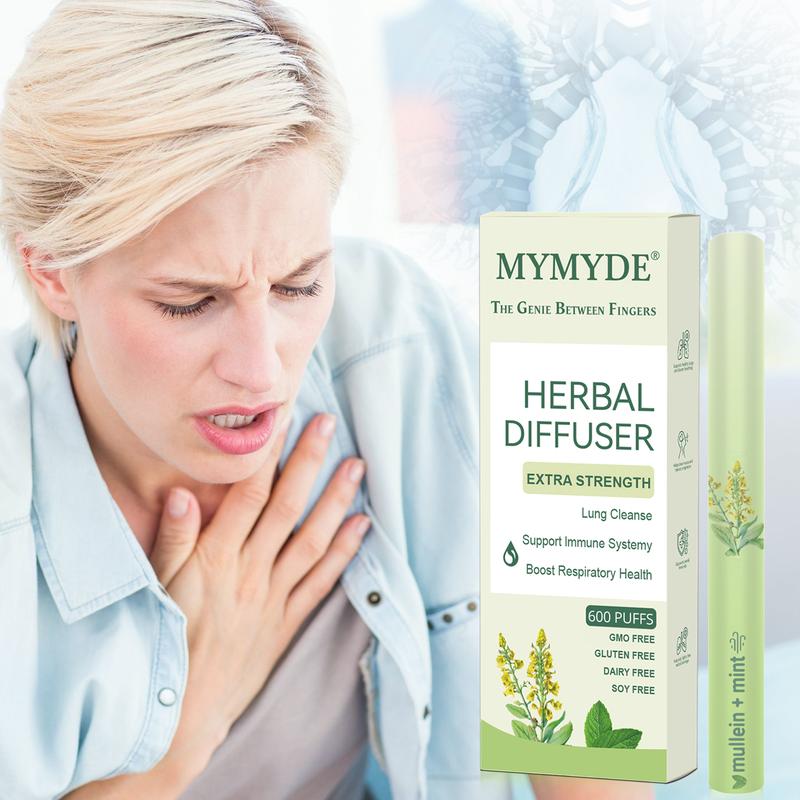 Thyme and mint extracts for lung detoxification and oral air freshening