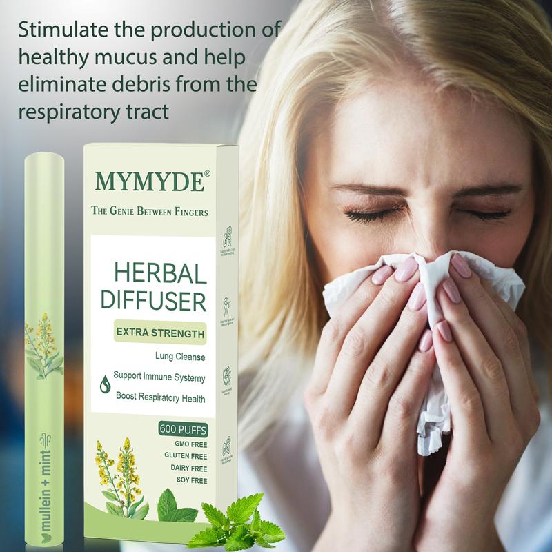 Thyme and mint extracts for lung detoxification and oral air freshening