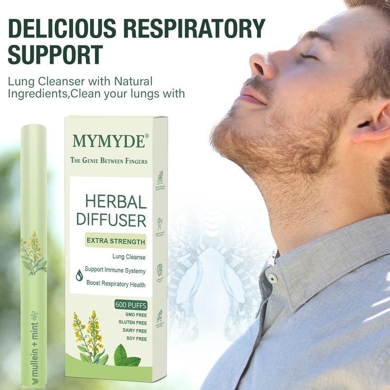 Thyme and mint extracts for lung detoxification and oral air freshening
