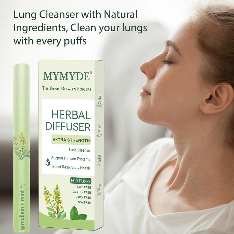 Thyme and mint extracts for lung detoxification and oral air freshening