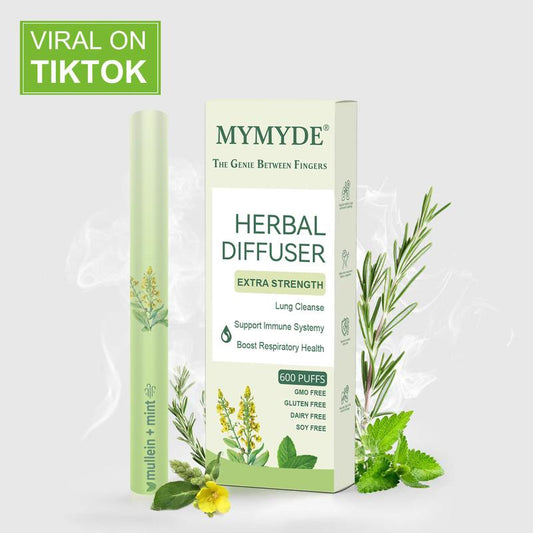 Thyme and mint extracts for lung detoxification and oral air freshening