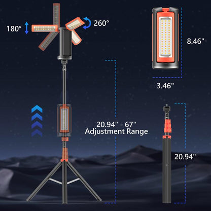 3-Head LED Work/Camping Light