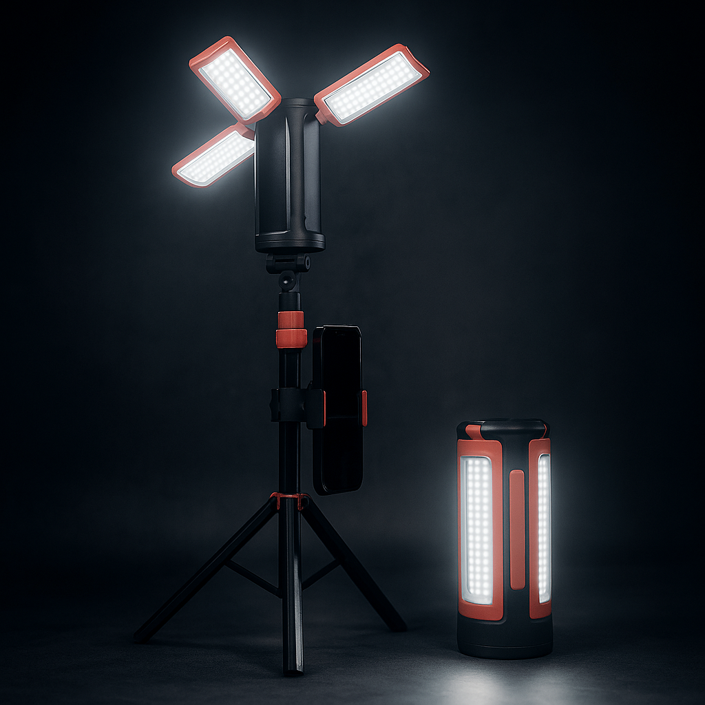 3-Head LED Work/Camping Light